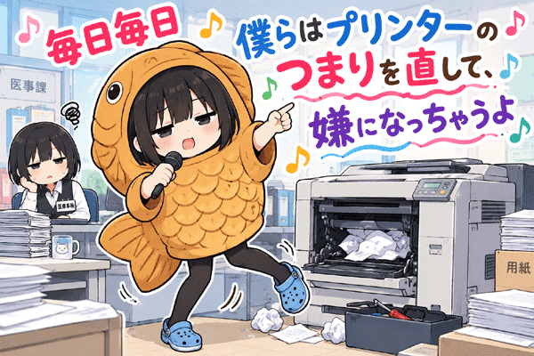 ���������l��̓v�����^�[�́A�܂�𒼂��āA���ɂȂ����Ⴄ��